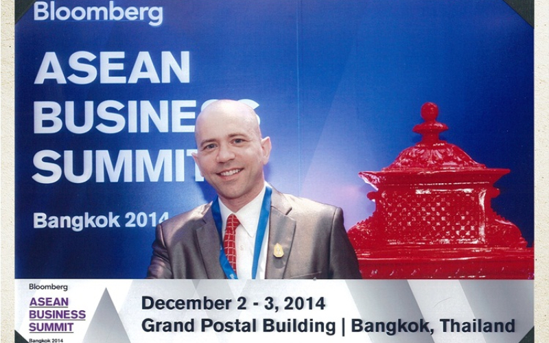 Mr.Peter Wainman at the Bloomberg Asean Business Summit 2014