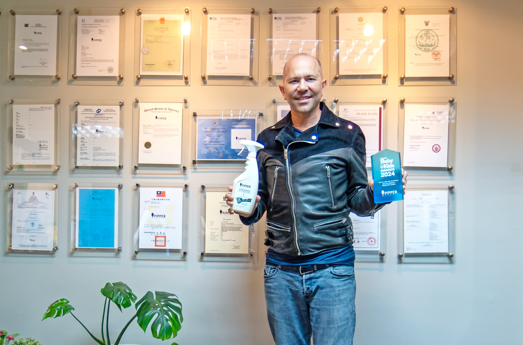 October 2024, Pipper Standard Wins Best Eco Household Disinfectant Cleaner 2024 Clean-tech pioneer