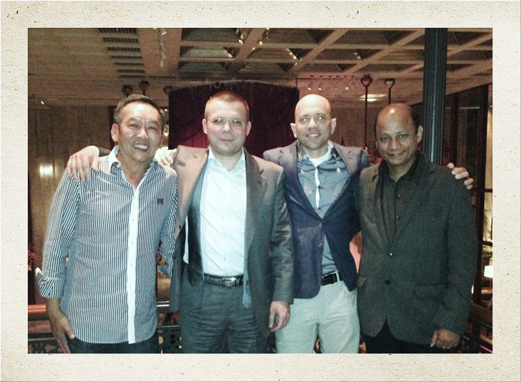 Dinner: Mr. Praphant Asava-aree, Mr. Alexander Nikolaev, Mr. Peter N. Wainman, Mr. Abinash Majhi